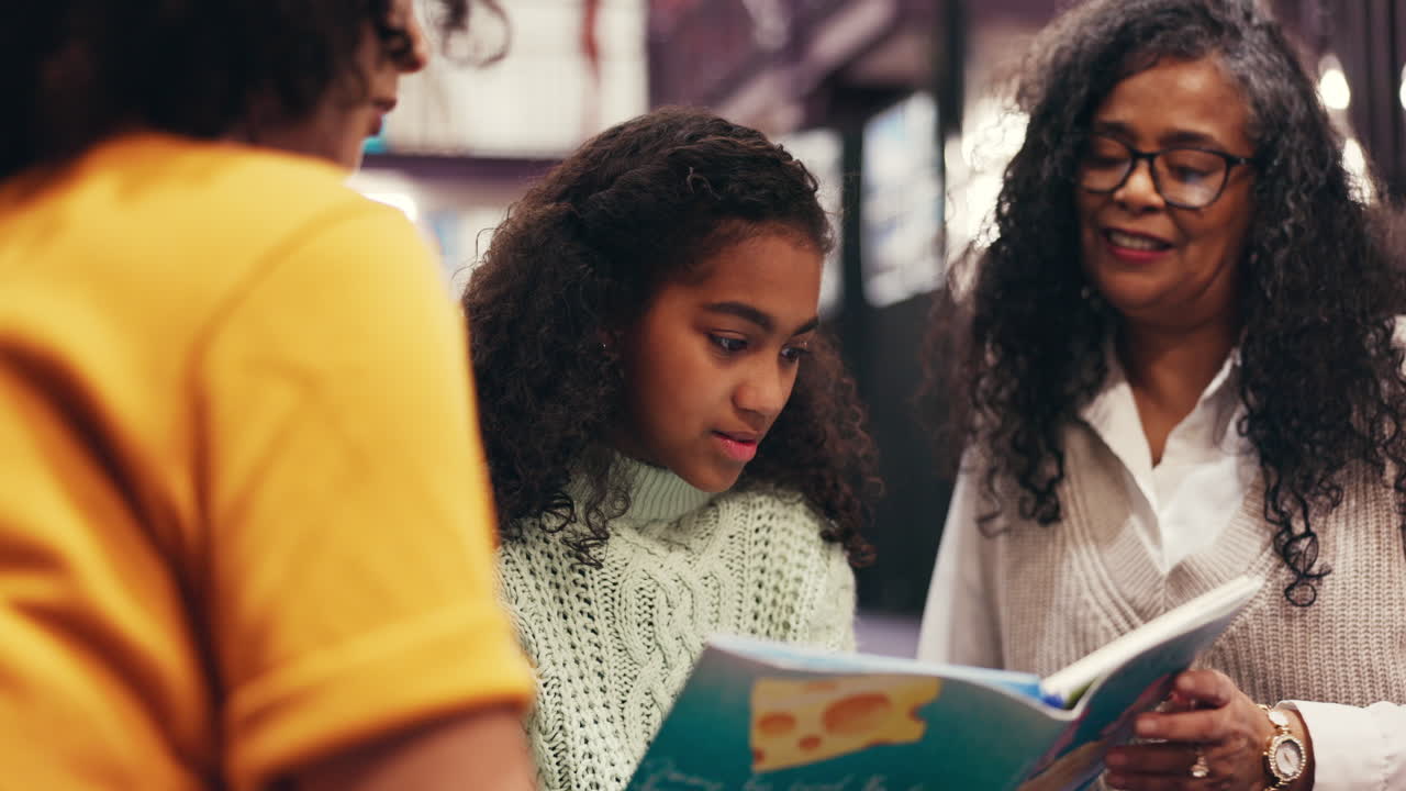 Family Reading Together