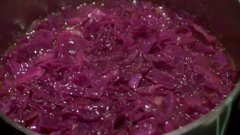 cooking red cabbage