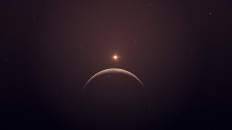 Sunrise-Above-Planet-Mars---animation