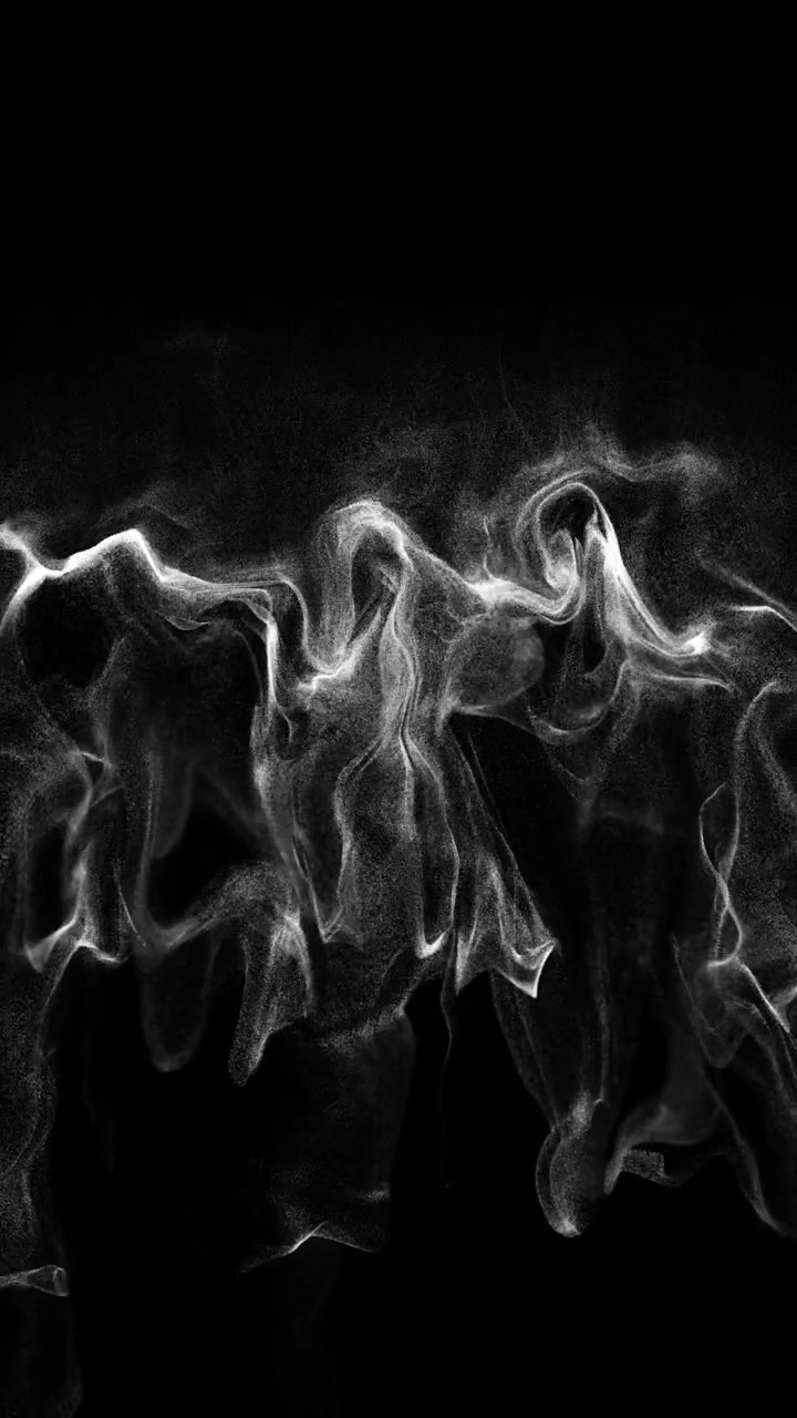 Effetto cinematografico di transizione a scorrimento con fumo verticale