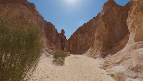 exploring the unique geological formations and gorges of the colored canyon