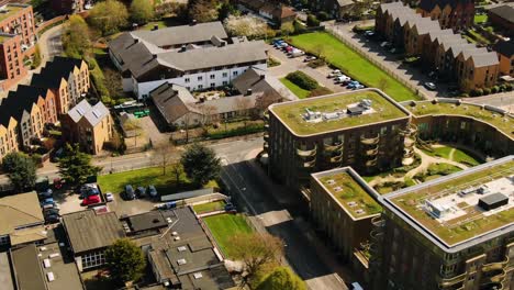 top view of the houses in london