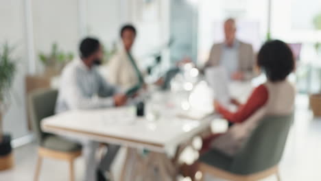 business meeting with colleagues