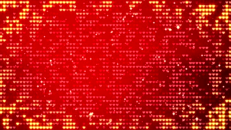 red hearts. happy valentines day background