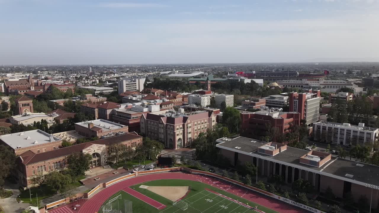 estadio de atletismo en la universidad del sur de california, los angeles