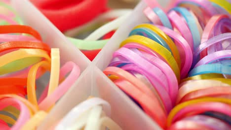 colorful rubber bands for rainbow loom bracelets