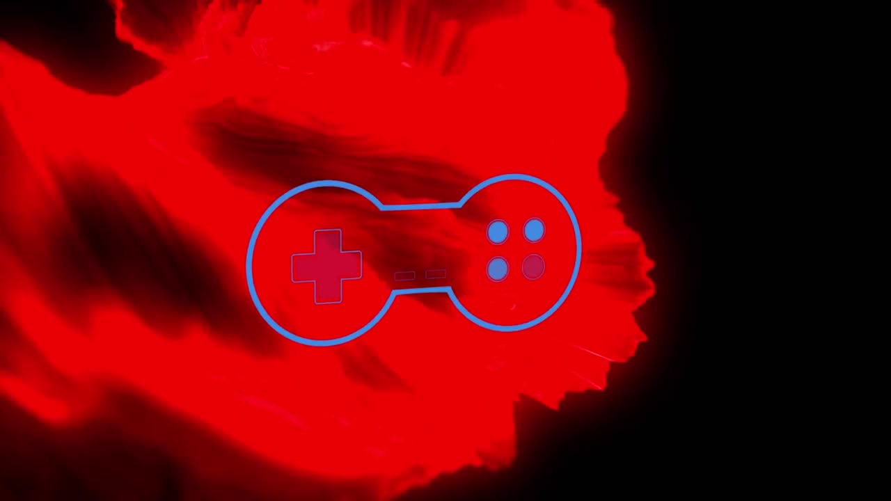 composición de formas rojas oscuras sobre niños con pastel de cumpleaños en la fiesta de cumpleaños