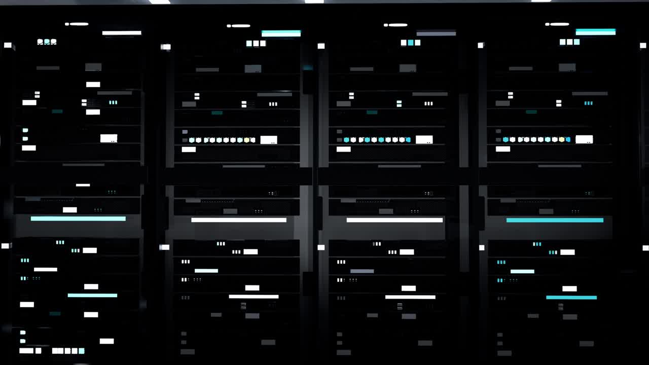 interior de la sala del servidor