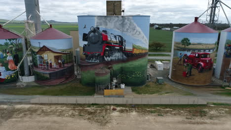 Colbinabbin-Silo-art-aerial-drone