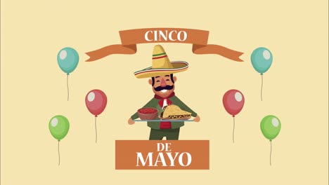 cinco de mayo letras con mariachi