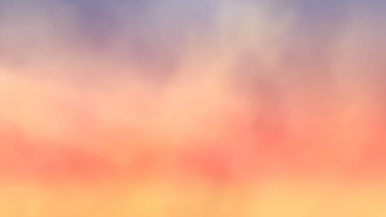 웅장한 구름과 함께 활기찬 일몰