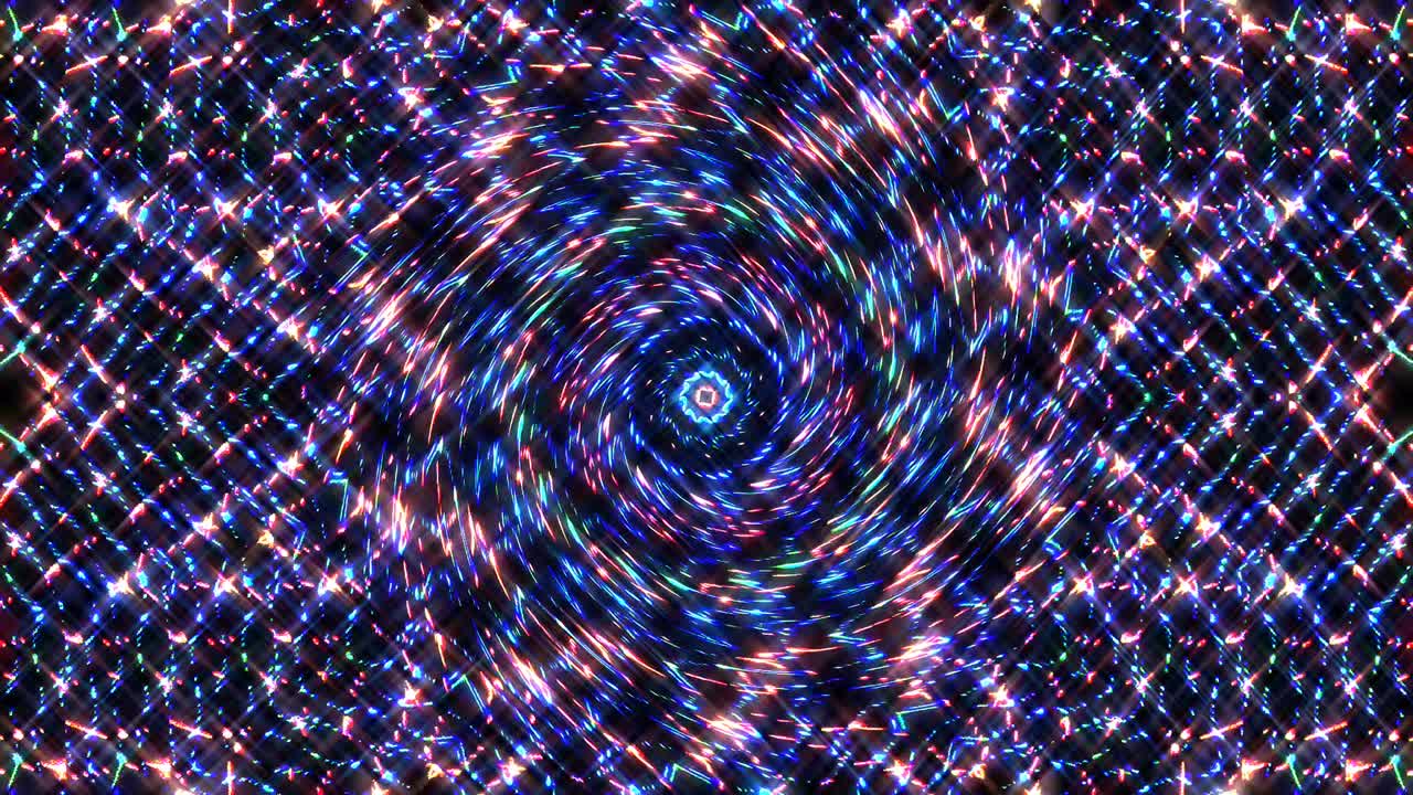 colorful lines glowing waves shape background kaleidoscope abstract