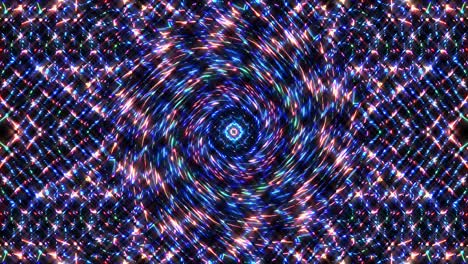 líneas coloridas ondas brillantes forma fondo caleidoscopio resumen