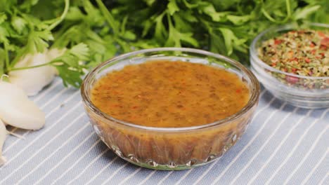 homemade herb garlic sauce