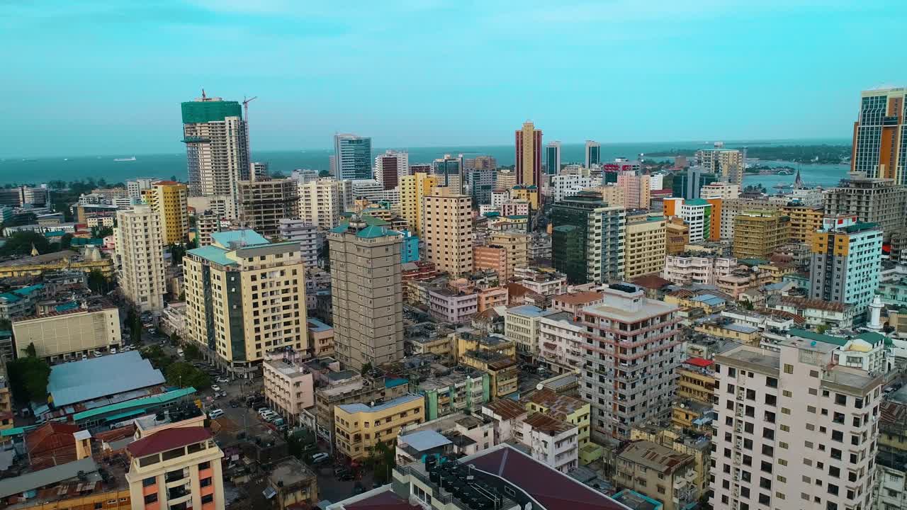 aerial view of the city of dar es salaam