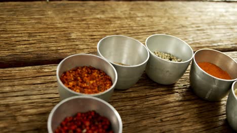 various of spices in bowl 4k