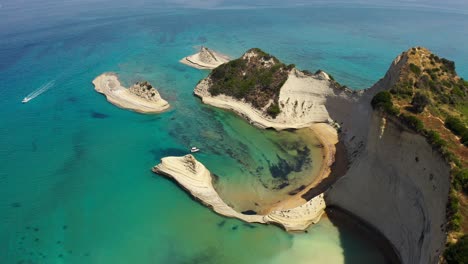 experimente la impresionante belleza del cabo drastis en corfú, imágenes aéreas de grecia