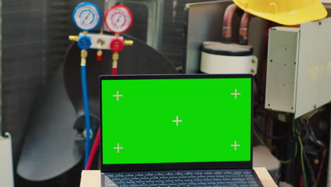 portátil con llave de croma con sistema hvac
