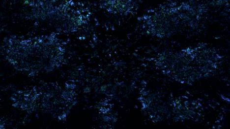 patrón de energía colorido concepto de galaxia brillando en el espacio. animación de fondo de espacio abstracto, luz brillante, proyección, círculo de partículas de estrellas brillantes. resolución 4k