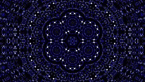 piękny abstrakcyjny kaleidoskop, który świeci, promieniejące światło, które reguluje subtelne ruchy