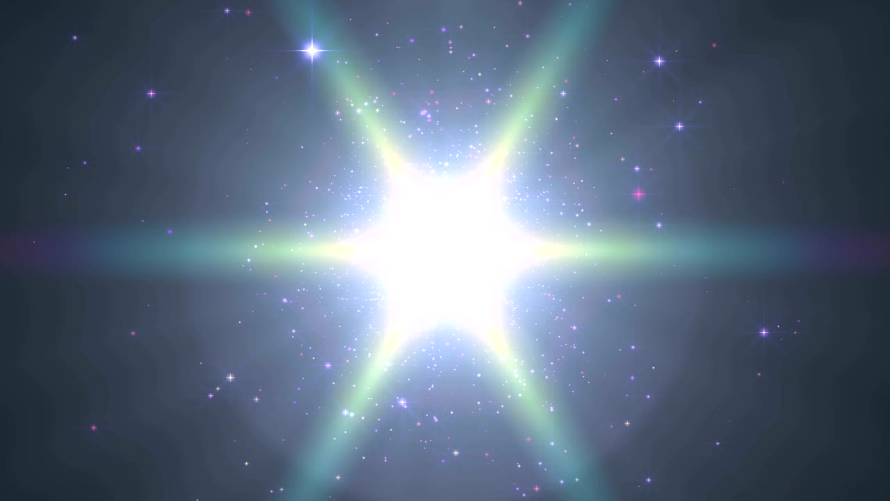 우주에서 빅 4k와 같은 폭발