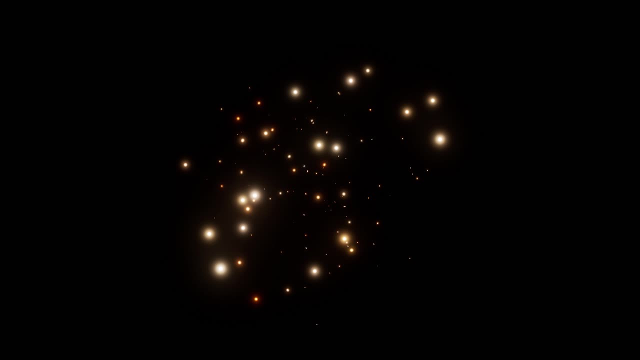 Visual effects, VFX, electric spark blast on black background 3D animation