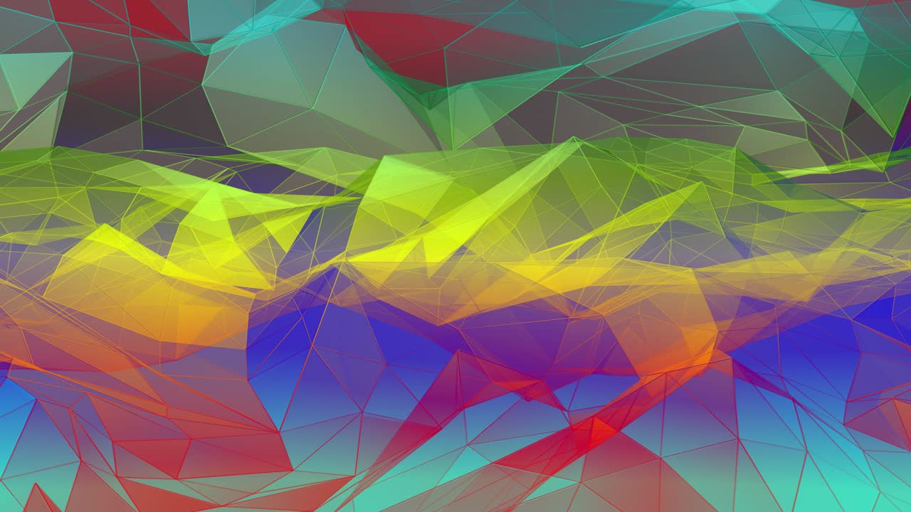 polígonos de fondo animado 4k