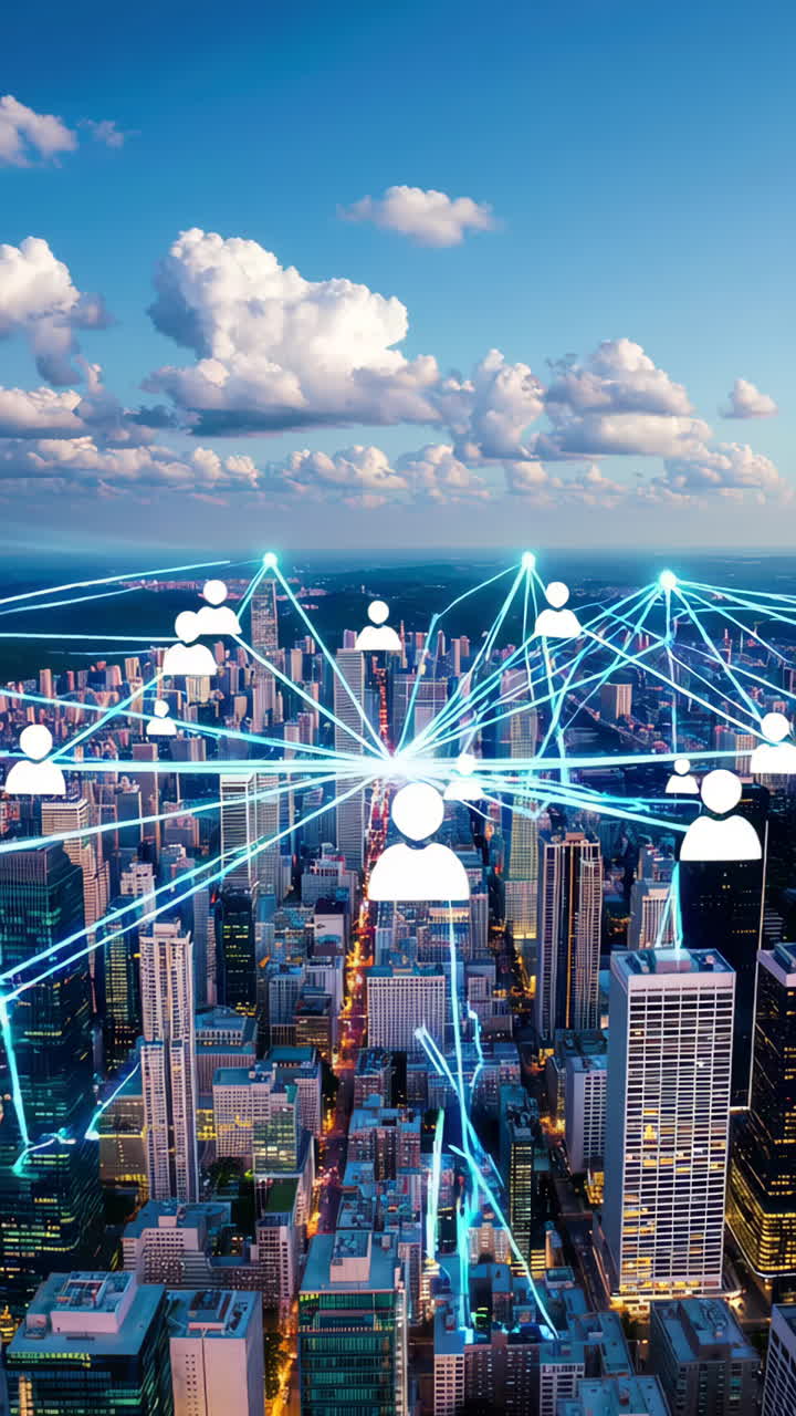 Global Network Connectivity in a Modern City