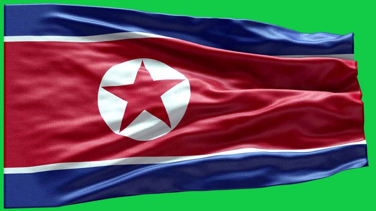 4k 고도로 상세한 북한의 발 - 북한 발 고도의 상세 - 국가 발 북한 파동 패턴 loopable 요소