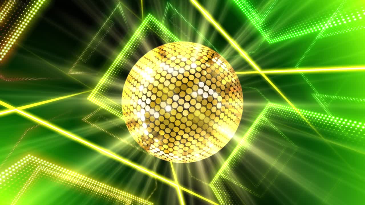 거울 공 디스코 조명 클럽 댄스 파티 반이는 배경