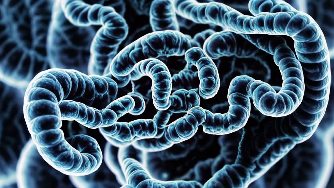 Abstract Microscopic Biological Structures