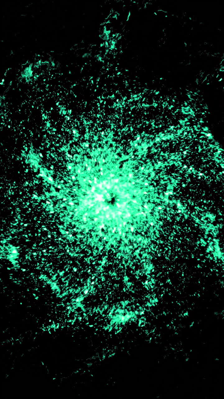 explosión verde abstracta