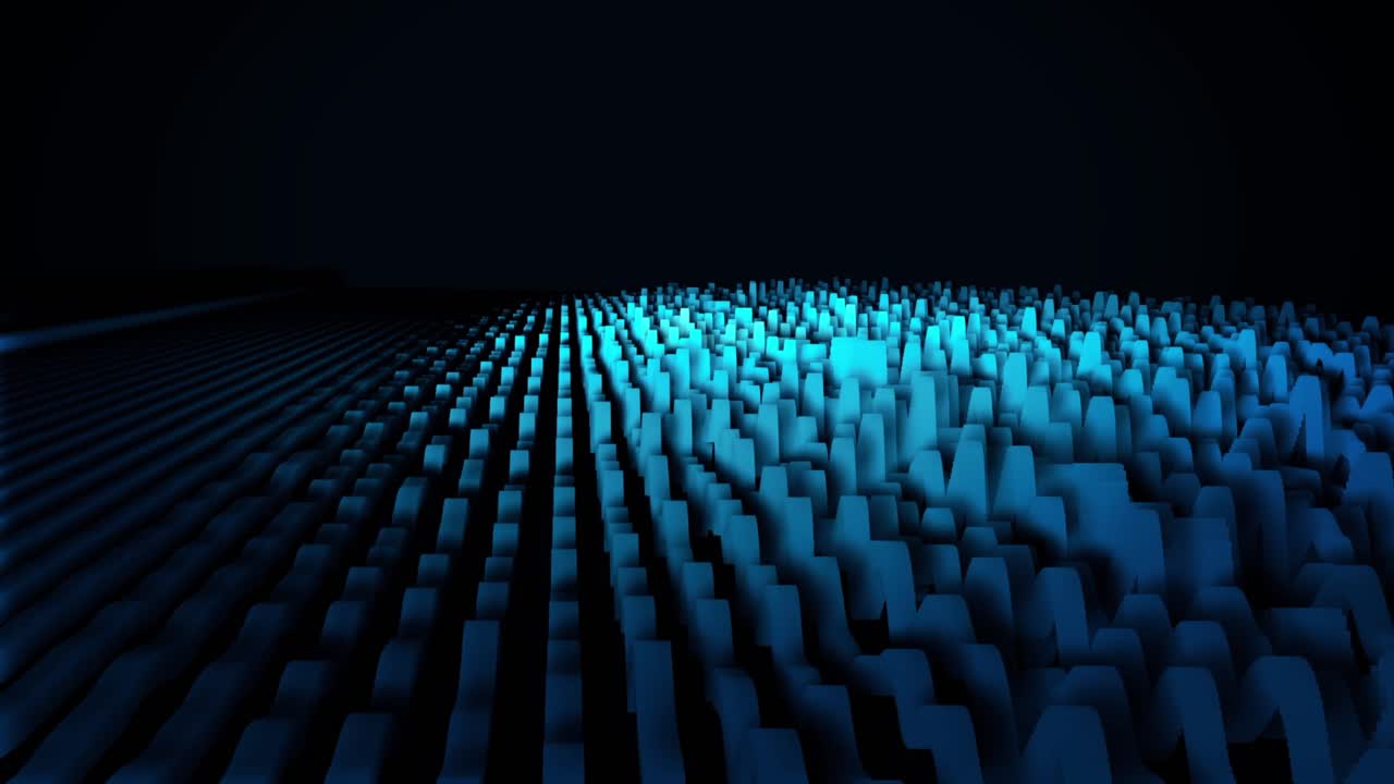 Abstract Blue Geometric Background
