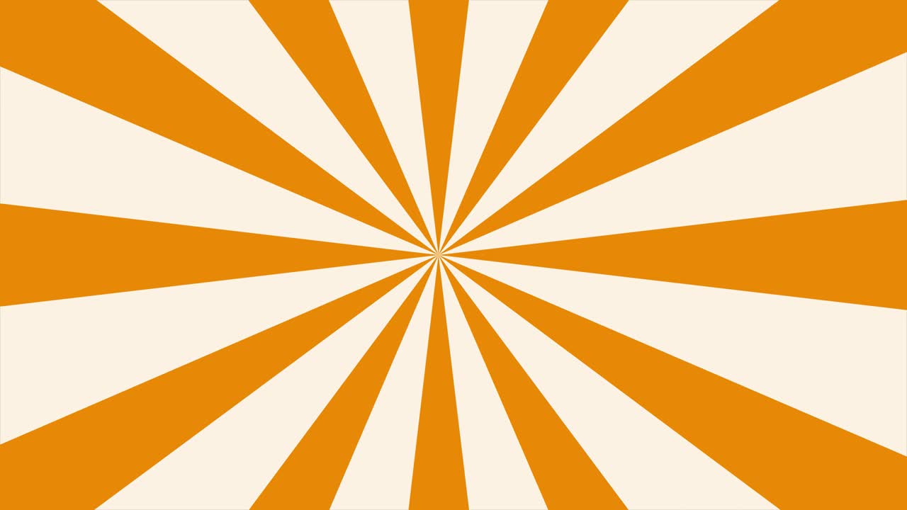 Sun rays rotates on the white background.2d Cartoon sun light background.seamless loop. Stripes rotating.