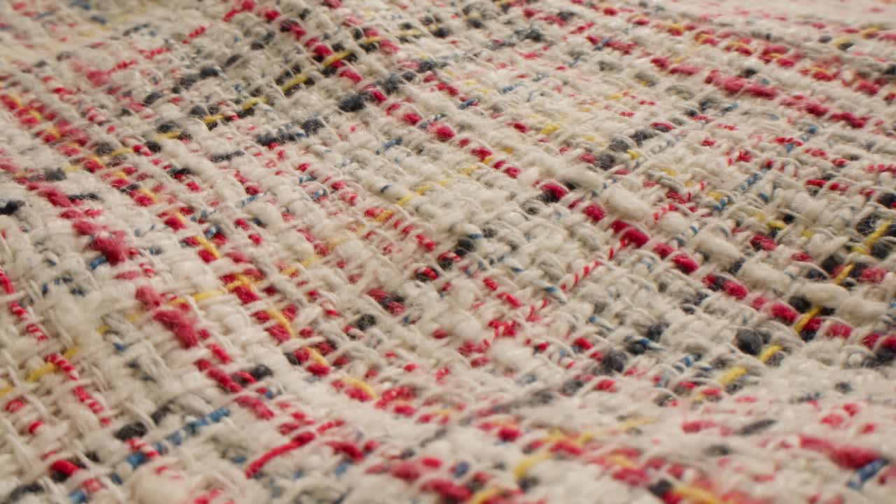 Close-up of Woven Fabric Texture