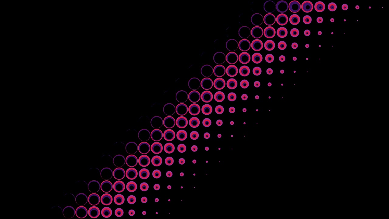 circle transition abstract background