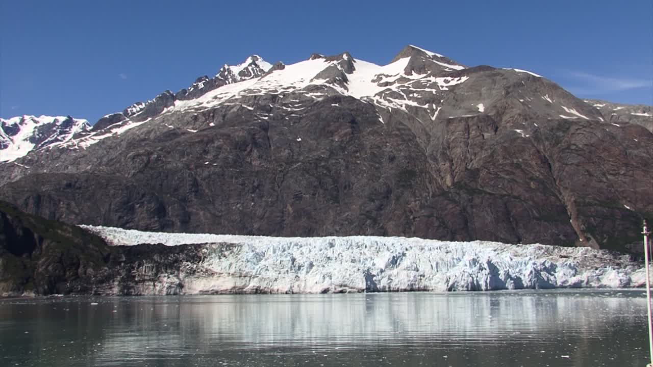 glacier bay national park 및 preserve, alaska에 있는 margerie glacier의 와이드 샷