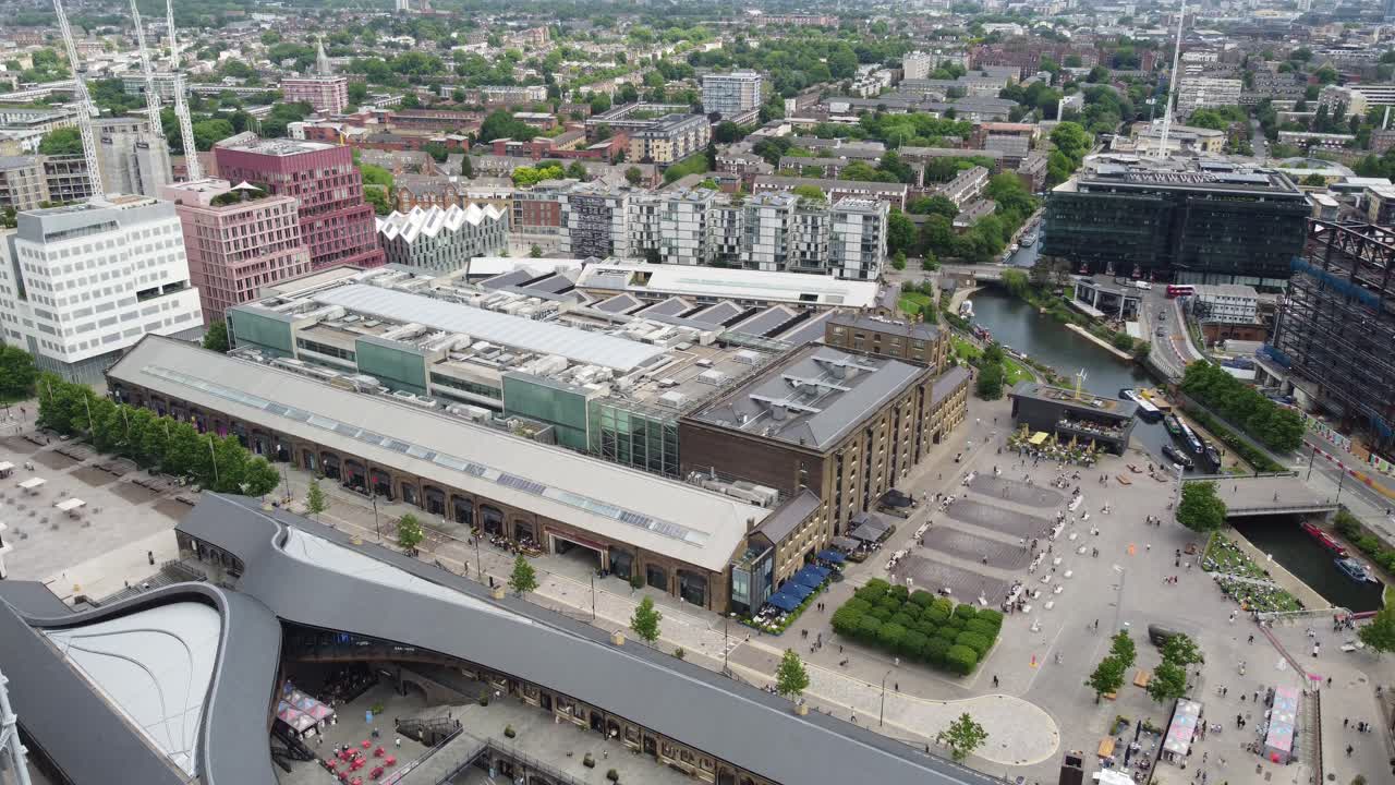 угольный склад кингс кросс лондон великобритания беспилотник аэрофотосъемка лето