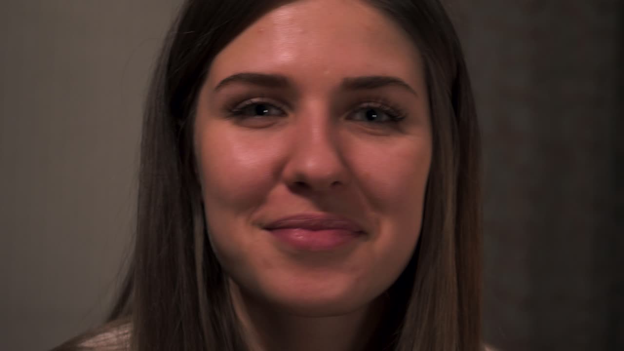 retrato de mujer sonriente