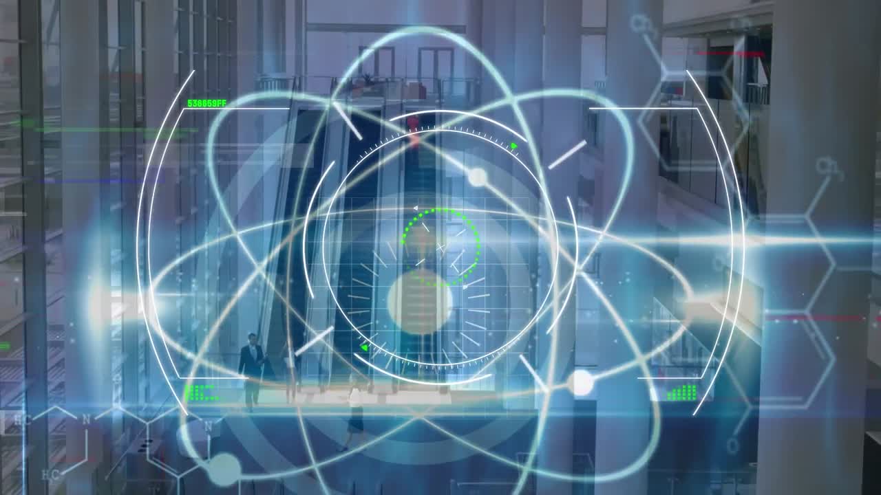 사무실에서 스 ⁇  스캐닝의 애니메이션