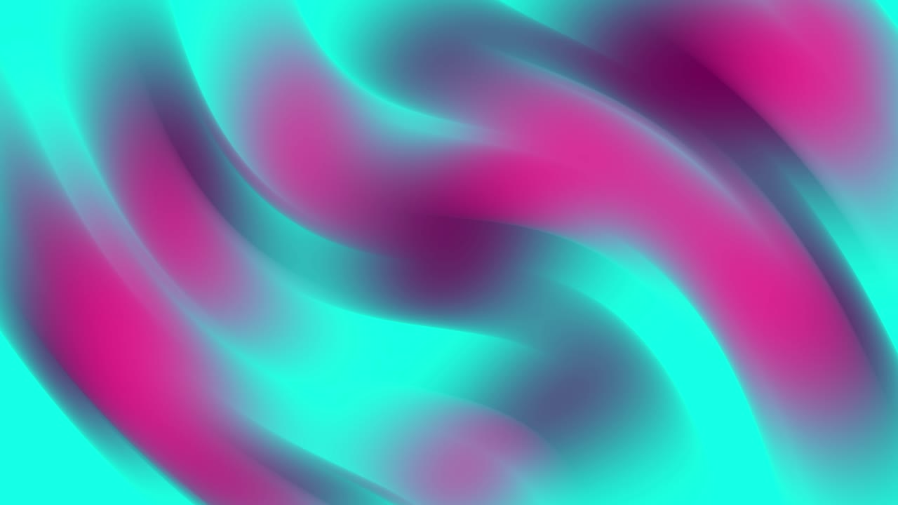 Dynamic Abstract Background with Pink and Turquoise Swirls