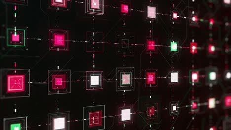 abstract circuit board visualization