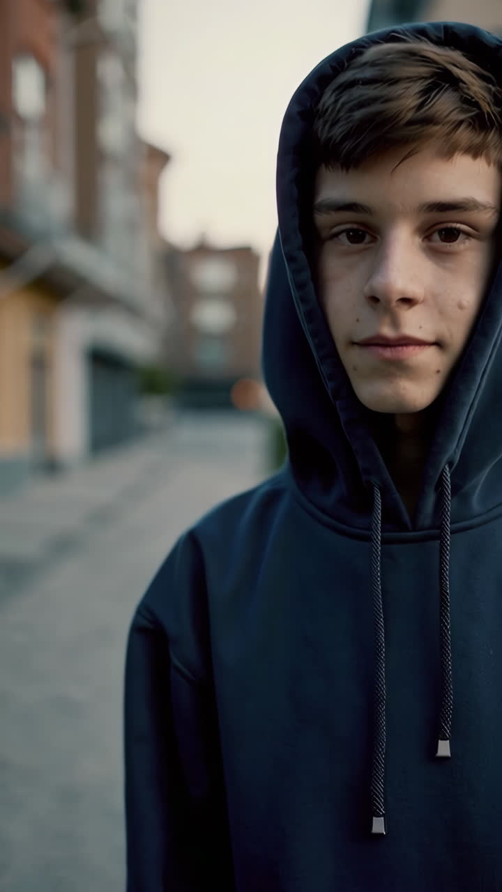 Teenager in a Hoodie