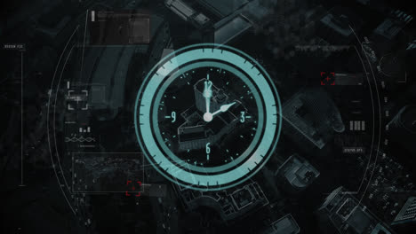 clock moving and data processing