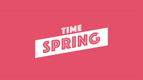 time spring a clean and bold design element for your brand
