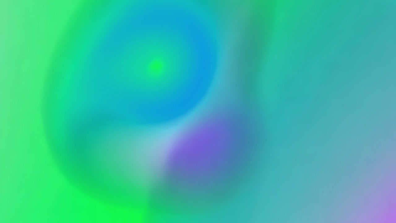 Abstract colorful gradient animation, transparent 4K video, green screen