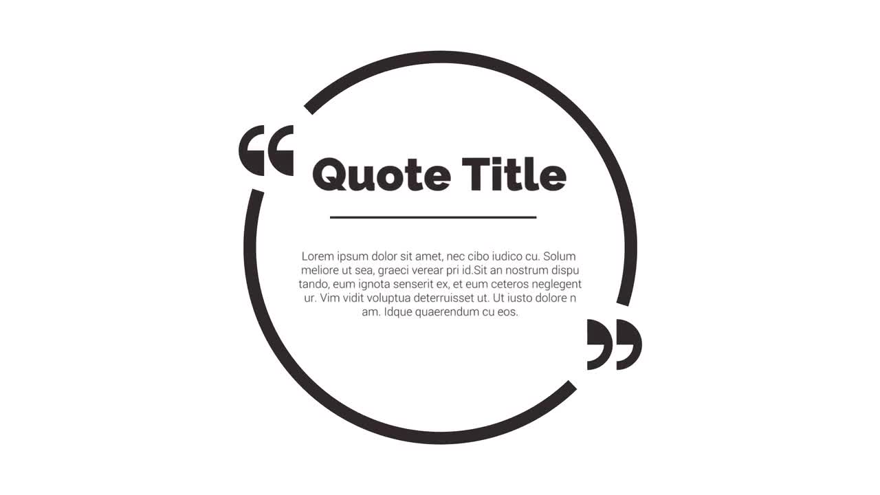 Quote Box and Geometric Shape Design Elements