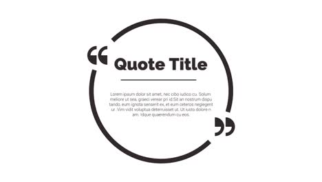 quote box and geometric shape design elements