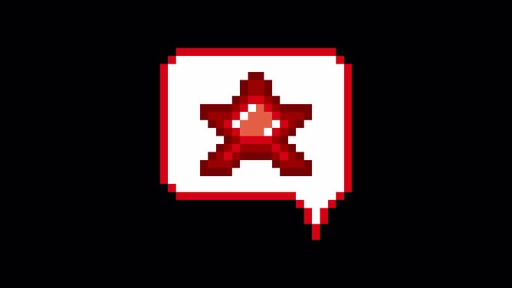 Icona di animazione pixel art fumetto stella (4)