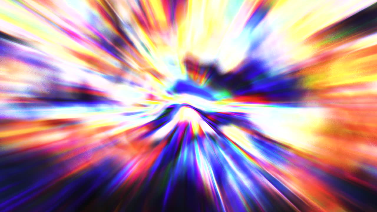 explosión abstractamente colorida